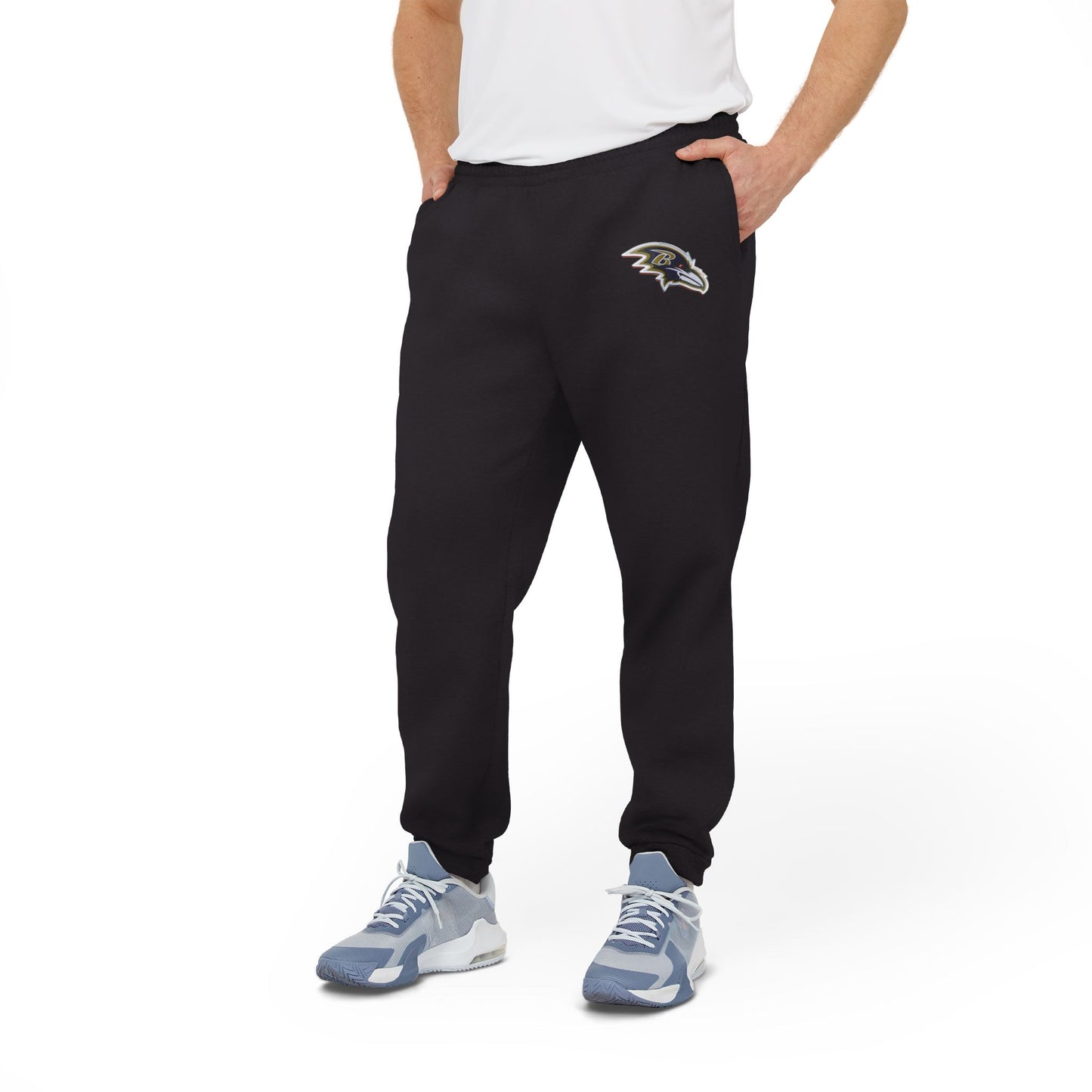 Fleece Joggers Baltimore Raven Team Logo Print