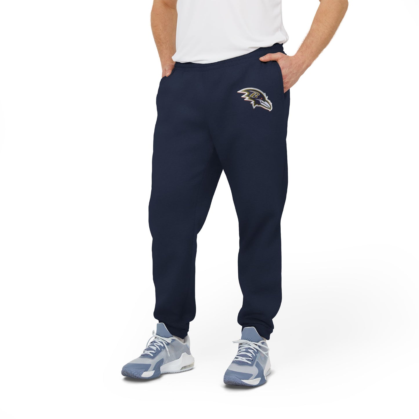 Fleece Joggers Baltimore Raven Team Logo Print