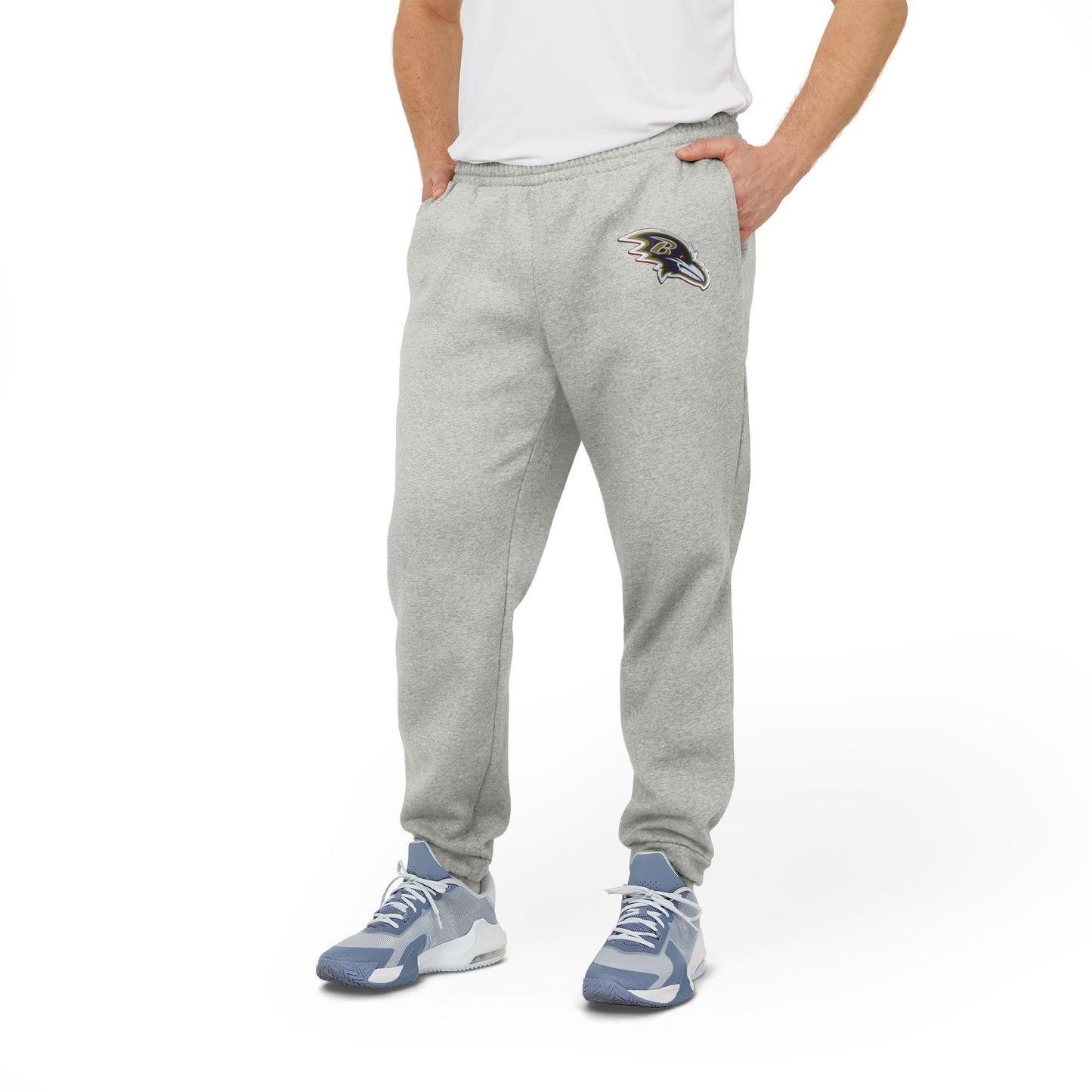 Fleece Joggers Baltimore Raven Team Logo Print