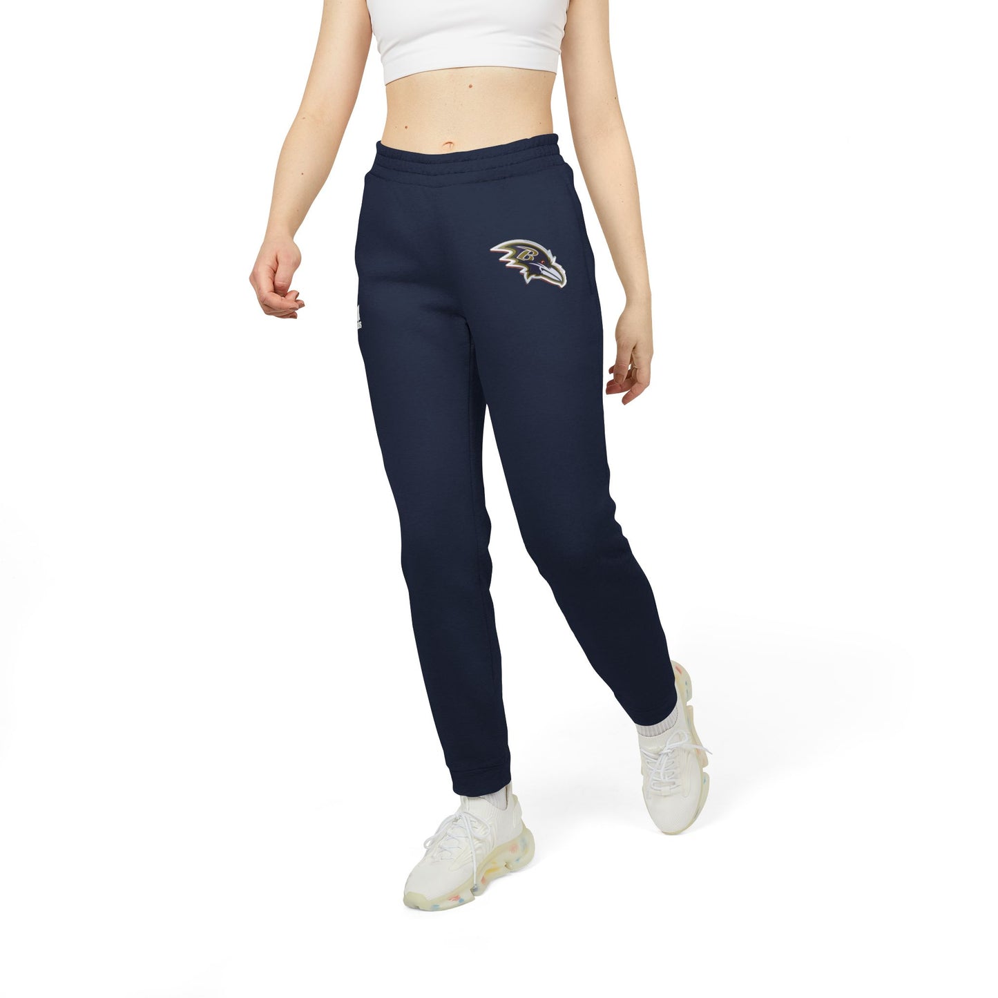 Fleece Joggers Baltimore Raven Team Logo Print