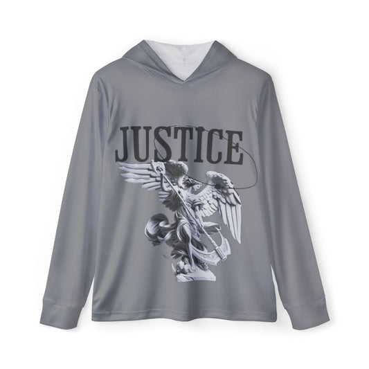 Inspirational Men's Sports Hoodie, Faith-Based Activewear, Jesus Quotes, Gym Apparel, Motivational Warmup Top Printify