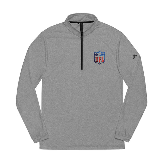 Quarter Zip Pullover  Adidas NFL Embroidered
