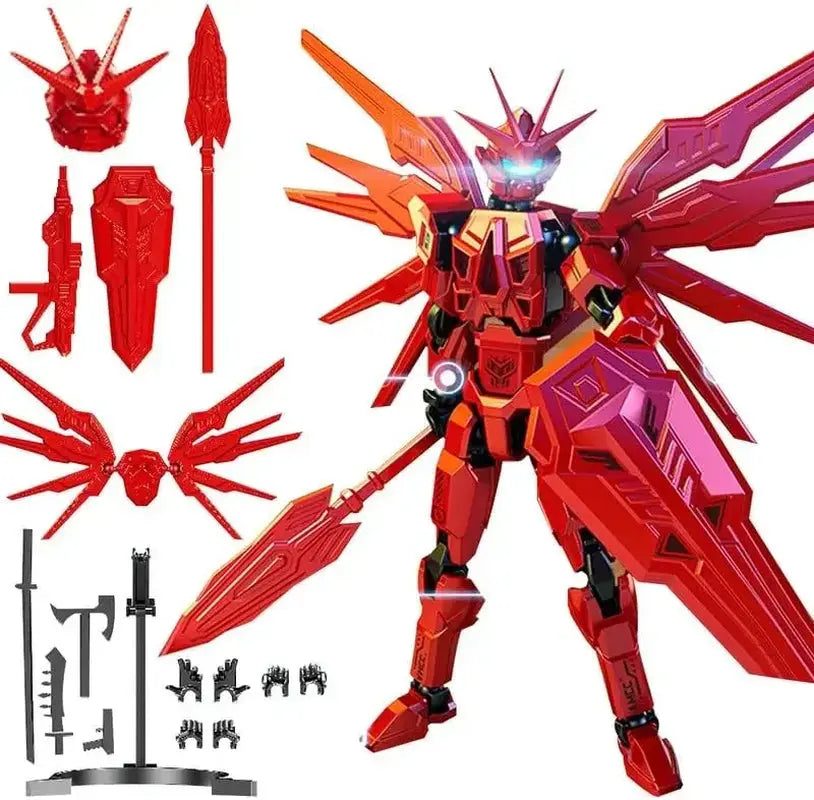 T13 Action Figure Assembly Completed Dummy 13 Action Figures ROBO 13 3D Printed Action Figure - 5.2 INCH