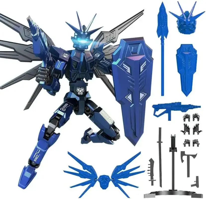 T13 Action Figure Assembly Completed Dummy 13 Action Figures ROBO 13 3D Printed Action Figure - 5.2 INCH