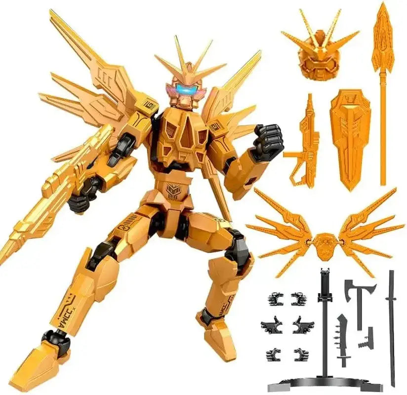 T13 Action Figure Assembly Completed Dummy 13 Action Figures ROBO 13 3D Printed Action Figure - 5.2 INCH